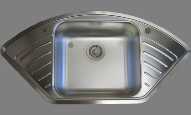 SUTER Roma flächenbündige Eck-Spüle 102,5x50 cm EDELSTAHL-MATT