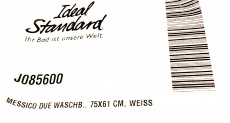 Ideal Standard Messico Due Ausgussbecken Waschbecken Weiss 75 x 61 cm