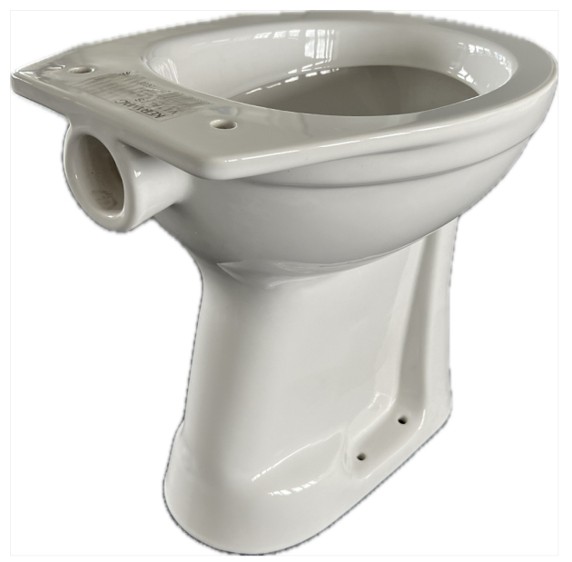 KERAMAG Vitalis erhöhtes Behinderten-WC Abfluss Boden AO 46 cm Weiss Behindertentoilette