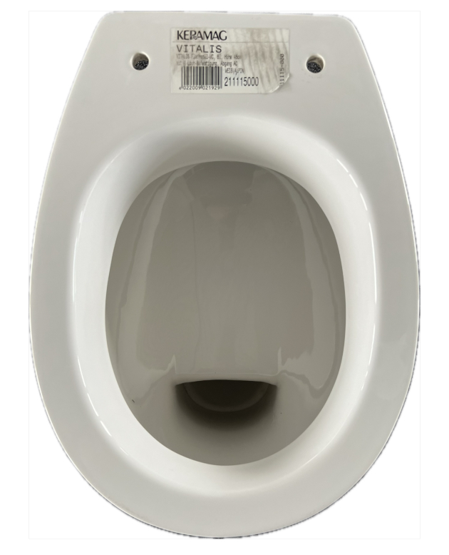 KERAMAG Vitalis erhöhtes Behinderten-WC Abfluss Boden AO 46 cm Weiss Behindertentoilette