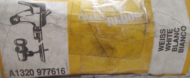 IDEAL STANDARD Ceramix Junior Bidet Armatur Bidetarmatur in WEISS