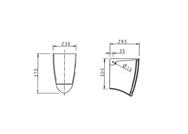 CERAMICA DOLOMITE Novella Halbsäule für Waschbecken MANHATTAN