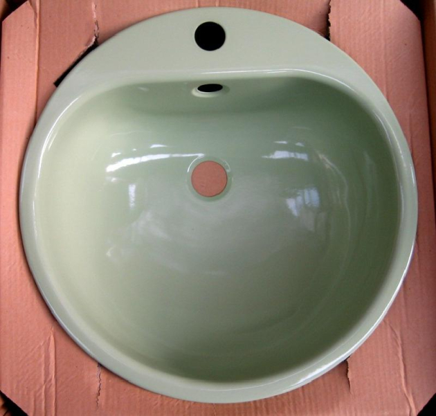 TEKA KW3 Einbauwaschbecken Einbau-Waschbecken Evergreen 46,5 cm