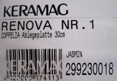 Keramag Renova 30cm Keramik-Ablage Ablegeplatte Badablage JASMIN