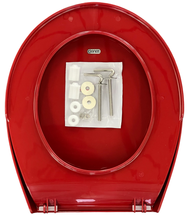 Cornat Tinos WC-Brille WC-Sitz Toilettensitz WC-Deckel RAL-ROT RAL-3003