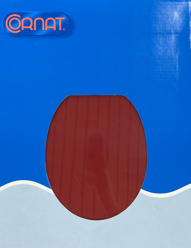 Cornat Tinos WC-Brille WC-Sitz Toilettensitz WC-Deckel RAL-ROT RAL-3003