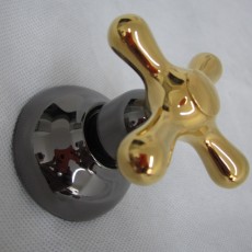 Ideal Standard Azimuth Wandeinbauventil Unterputz in Aranja / Gold UP-Absperrventil