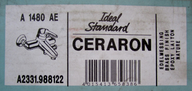 IDEAL STANDARD Ceraron Badewannenarmatur Edelmessing