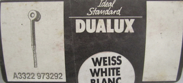 IDEAL STANDARD Dualux Handbrause Kopfbrause mit Schlauch und Halterung Weiss