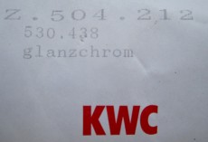 KWC Z.504.212 / 530.438 Geschirrbrause Küchenbrause Chrom