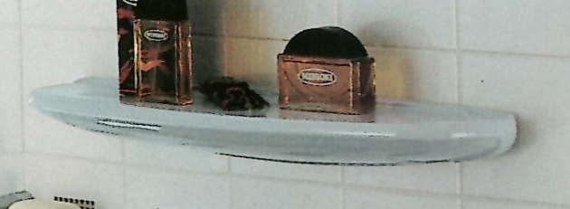 Ideal Standard Noblesse 50 cm Keramik-Ablage Ablegeplatte Badablage Manhattan-Grau