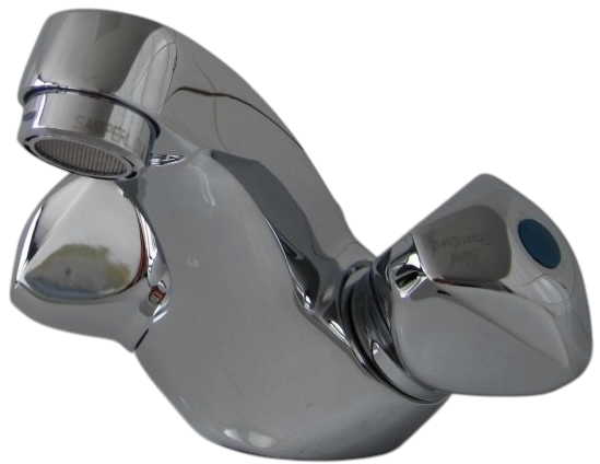 IDEAL STANDARD Euroflow Zweigriff Waschtischarmatur Chrom Hochdruckarmatur, klassische Badarmatur, Chrom Armatur Bad, Badezimmerarmatur, Lavabo Armatur, Waschbecken Zweigriffarmatur