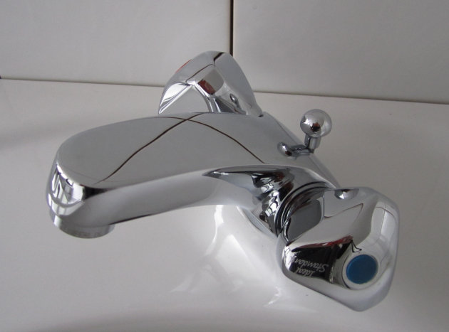 IDEAL STANDARD Euroflow Zweigriff Waschtischarmatur Chrom