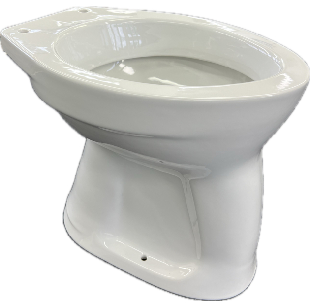 NOVO-BOCH Stand-WC Abgang Boden AO innen senkrecht WEISS