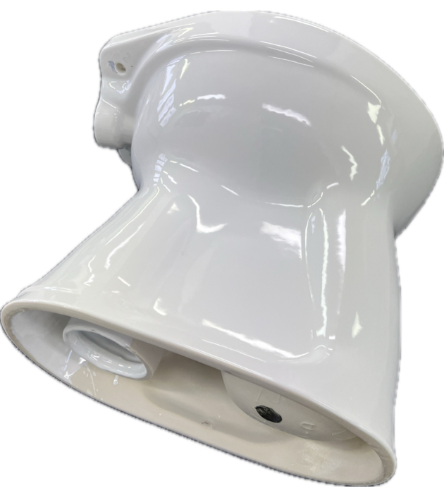 NOVO-BOCH Stand-WC Abgang Boden AO innen senkrecht WEISS