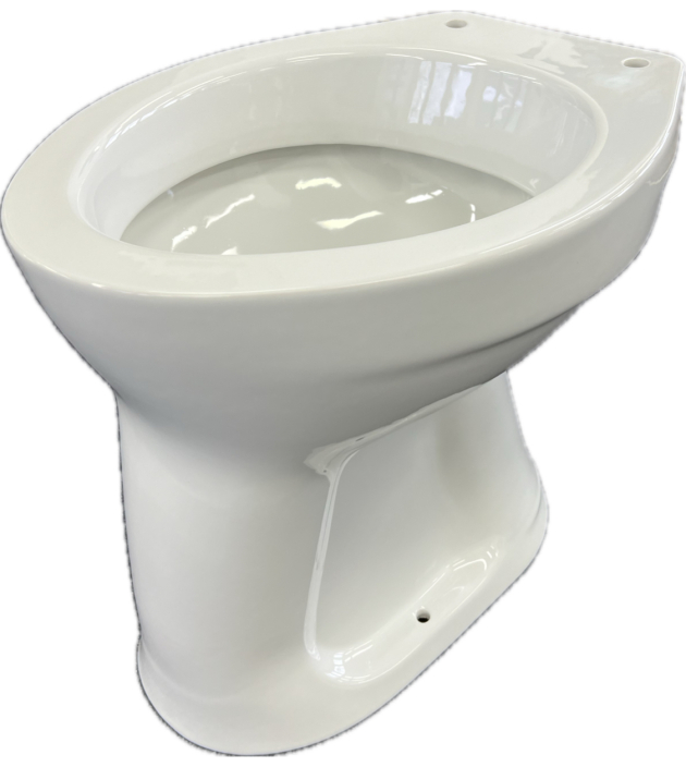 NOVO-BOCH Stand-WC Abgang Boden AO innen senkrecht WEISS