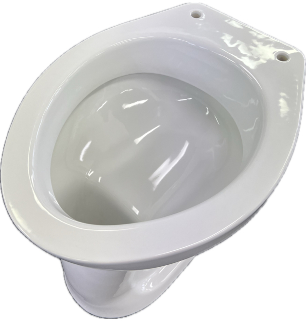 NOVO-BOCH Stand-WC Abgang Boden AO innen senkrecht WEISS