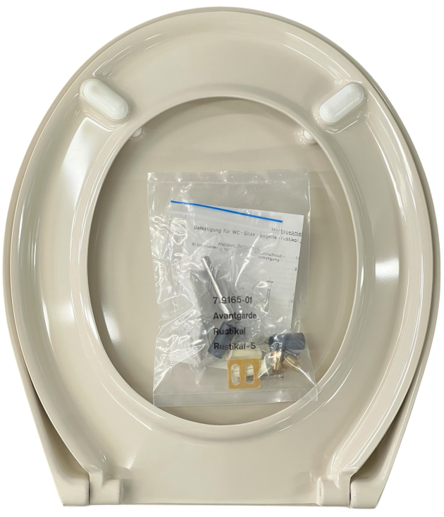 Pagette Avantgarde WC-Sitz WC-Brille WC-Deckel IVORY INDISCH-ELFENBEIN