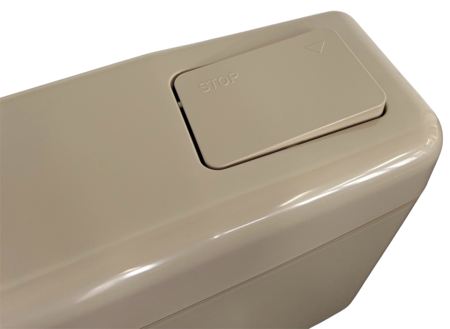 SANIT Brillant 926 Spülkasten Bahamabeige Beige Aufputzspülkasten Start-Stop 6–9L Aufputz Toilettenspülung Kastenspüler Klospülung