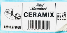 IDEAL STANDARD Ceramix No.1 Duscharmatur Duschwannenarmatur WEISS