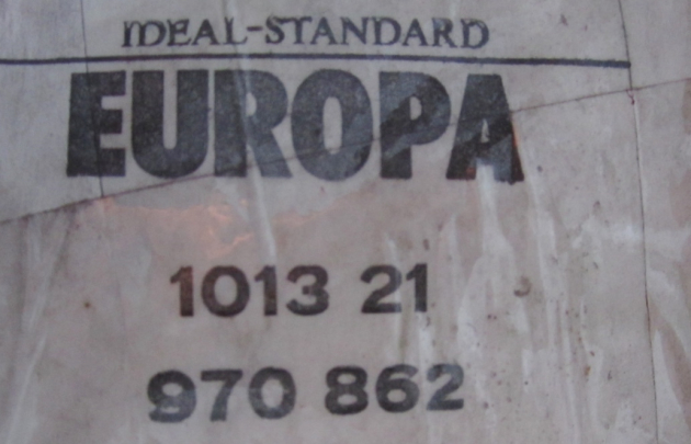 Ideal Standard EUROPA Waschbeckenarmatur Zweigriff CHROM