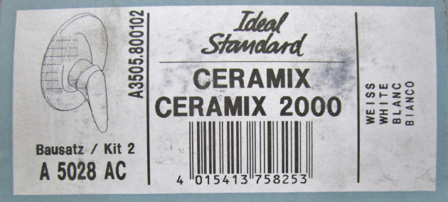 Bausatz 2 - Ceramix 2000 Unterputz-Duscharmatur Brausebatterie Weiss