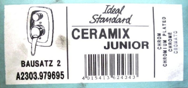 Bausatz 2 - Ceramix Junior Oberteile Badewannen Unterputz-Armatur Chrom