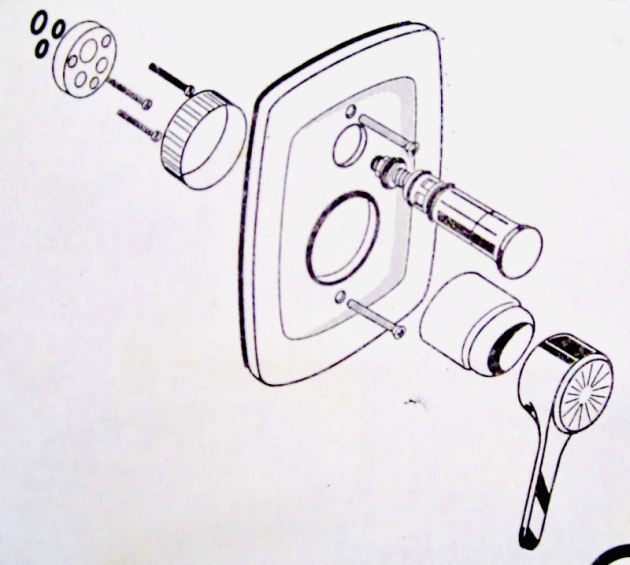 Bausatz 2 - Ceramix Junior Reisser Oberteile Unterputz-Wannenarmatur Chrom Chrom-Matt