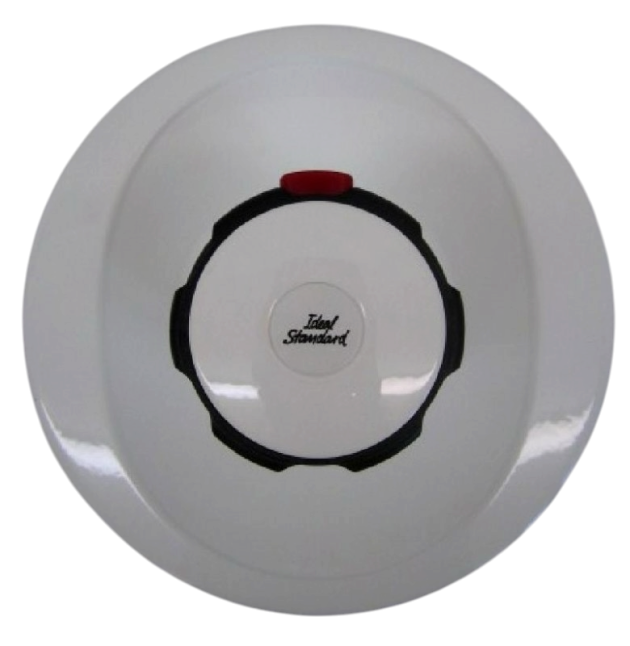 Bausatz 2 - Idealux Oberteile Zentralthermostat Unterputz Weiss Unterputz Armatur, Idealux Thermostat, Bausatz 2, Fertigmontageset, UP-Thermostat, Duschthermostat Unterputz,