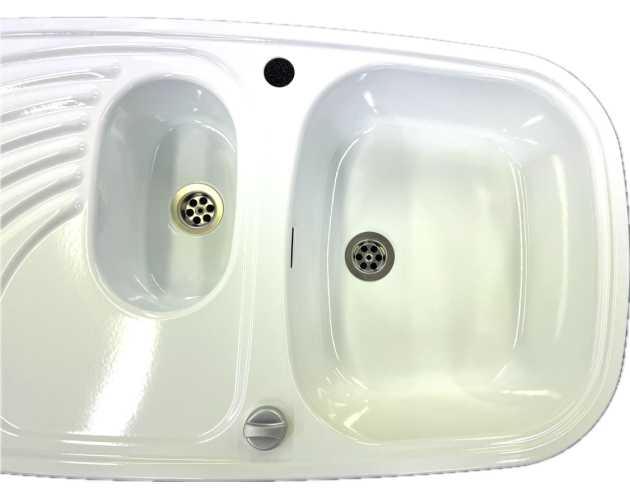 RIEBER Samba Spüle Weiss 96 x 50 cm B-R