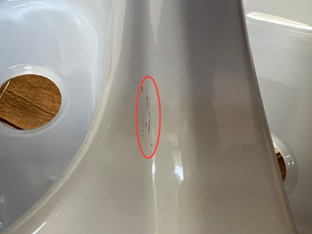 RIEBER Samba Spüle Weiss 96 x 50 cm B-R