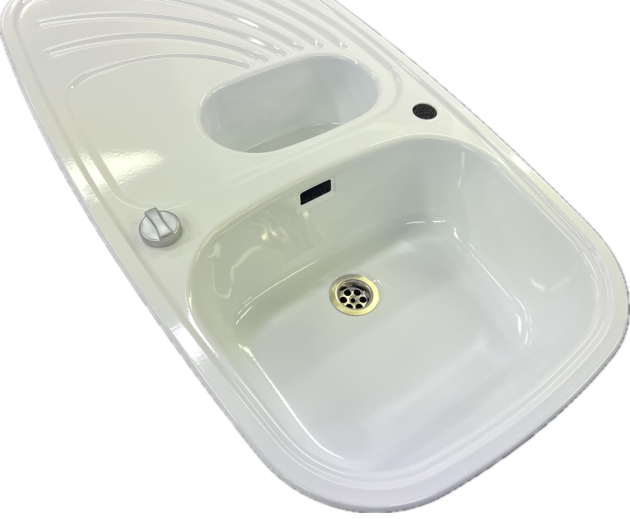 RIEBER Samba Spüle Weiss 96 x 50 cm B-R