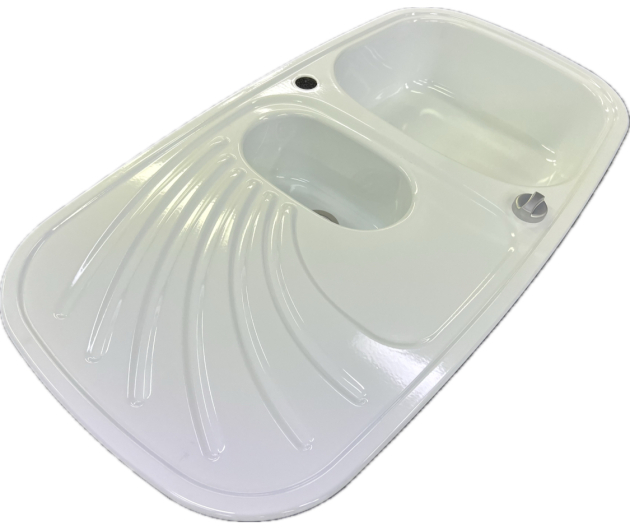 RIEBER Samba Spüle Weiss 96 x 50 cm B-R