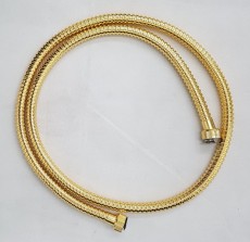 Damixa Brauseschlauch Duschschlauch Gold Messing Metall Metallgewebe 150 cm