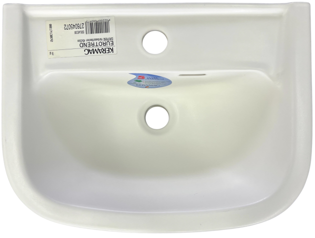 KERAMAG Eurotrend Waschbecken Handwaschbecken 45x33 cm Edelweiss