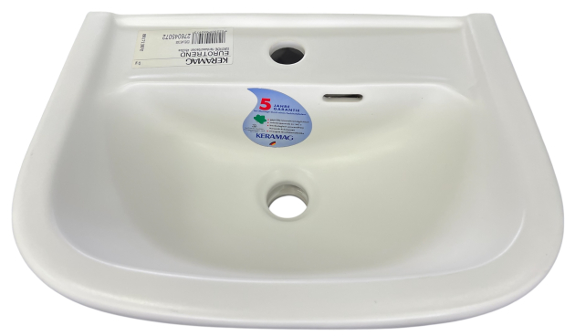 KERAMAG Eurotrend Waschbecken Handwaschbecken 45x33 cm Edelweiss