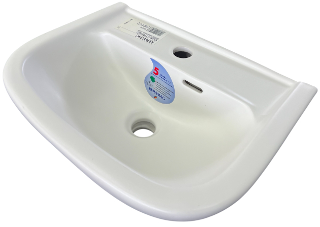 KERAMAG Eurotrend Waschbecken Handwaschbecken 45x33 cm Edelweiss