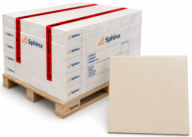 Ab 66 m² Palette: SPHINX Bodenfliesen 16,5x16,5 cm Beige Keramik Fliesen Gewerbe Industrie