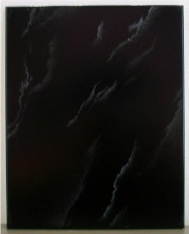 MOSA 1190 Wandfliesen 20x25 cm Schwarz matt marmoriert