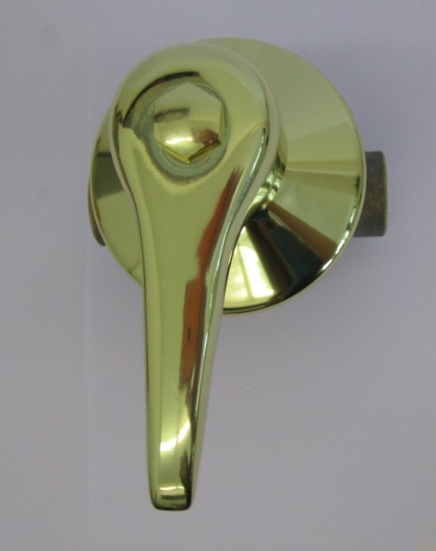 EUROPA Unterputz Wandeinbau Fünfwege Ventil Messing poliert