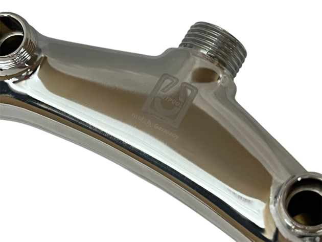 HOTPOOL Niederdruckarmatur für Übertisch Heißwasserspeicher Chrom Warmwassergeräte Wandarmatur Obertischmontage