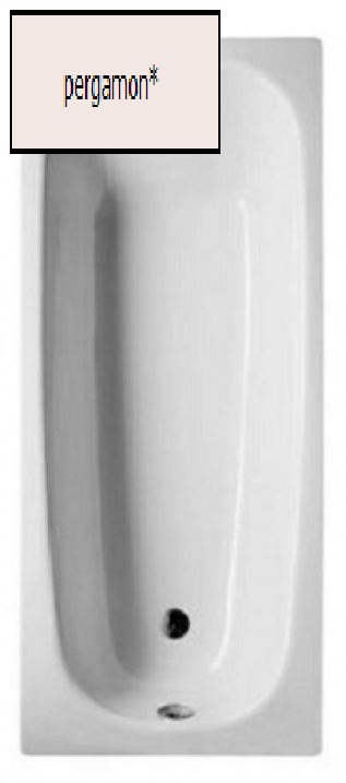 BETTEFORM Badewanne 170 x 70 cm PERGAMON