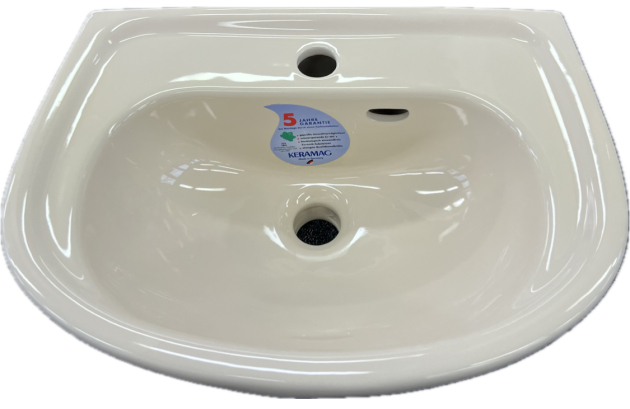 KERAMAG Renova Nr. 1 Möbel-Handwaschbecken Waschbecken 45 x 33 cm Natura