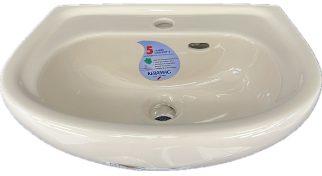 KERAMAG Renova Nr. 1 Möbel-Handwaschbecken Waschbecken 45 x 33 cm Natura