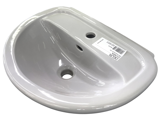 GEBERIT Keramag Delta Diara Handwaschbecken 50 x 37,5 cm Manhattan Grau