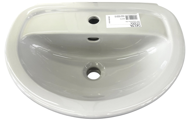 GEBERIT Keramag Delta Diara Handwaschbecken 50 x 37,5 cm Manhattan Grau