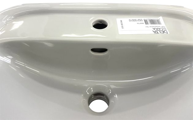 GEBERIT Keramag Delta Diara Handwaschbecken 50 x 37,5 cm Manhattan Grau