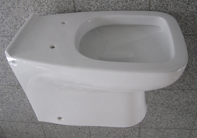 Aqva Zone Plus eckig Stand-WC 011910100 WEISS