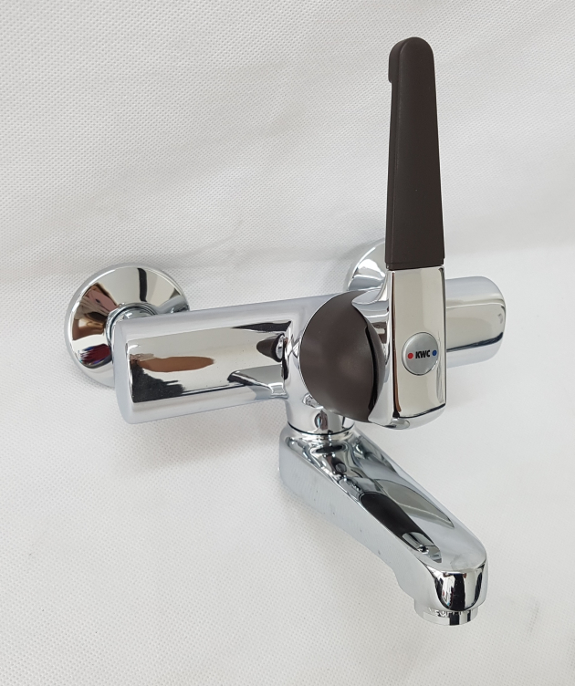 KWC Neodomo Auslauf Wand-Armatur Küchenarmatur CHROM BRAUN