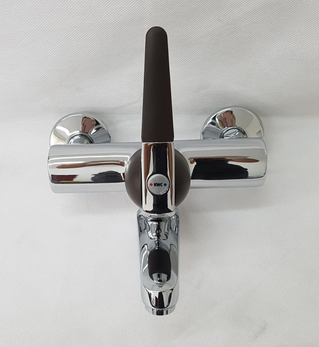 KWC Neodomo Auslauf Wand-Armatur Küchenarmatur CHROM BRAUN